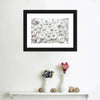 White Roses Wall Art