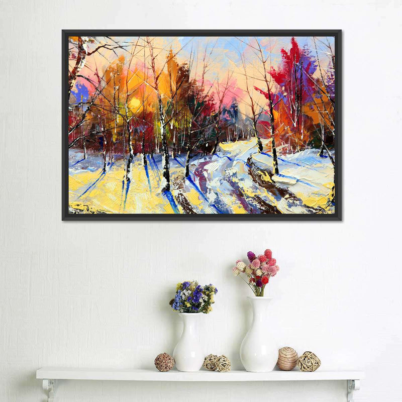 Snowy Forest Wall Art
