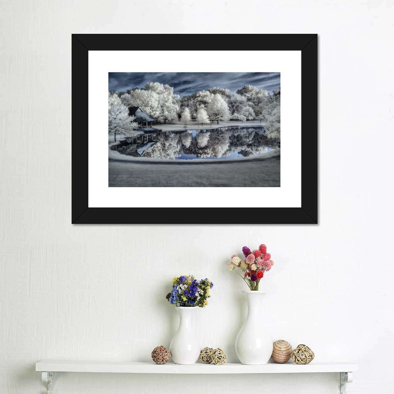 Winter Nightscape Wall Art