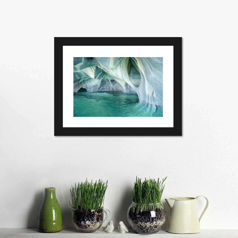 Marble Caves Carrera Lake Wall Art