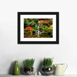 Mesmerizing Japanese Waterfall Wall Art