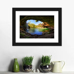 Hamilton Pool And Waterfall Wall Art