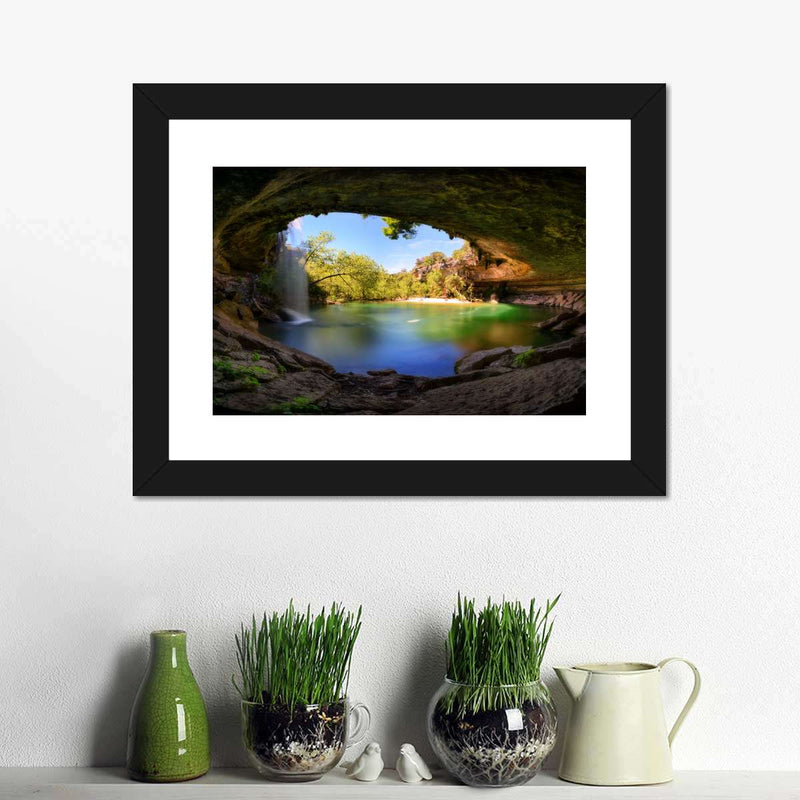 Hamilton Pool And Waterfall Wall Art