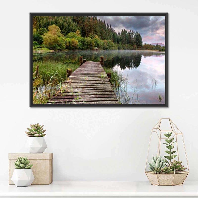 Loch Ard Boathouse Wall Art