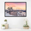 Skiing On Snowy Mountain Wall Art