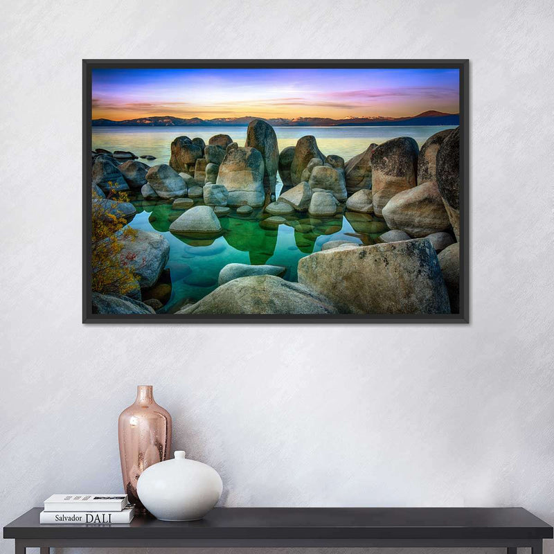Rocks At Lake Tahoe Wall Art