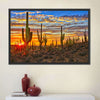 Sunset Cactus Wall Art