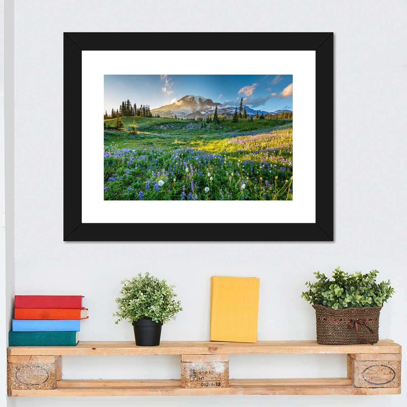 Springtime At Mount Rainier Wall Art