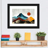 Sunset Over Mountains Wall Art