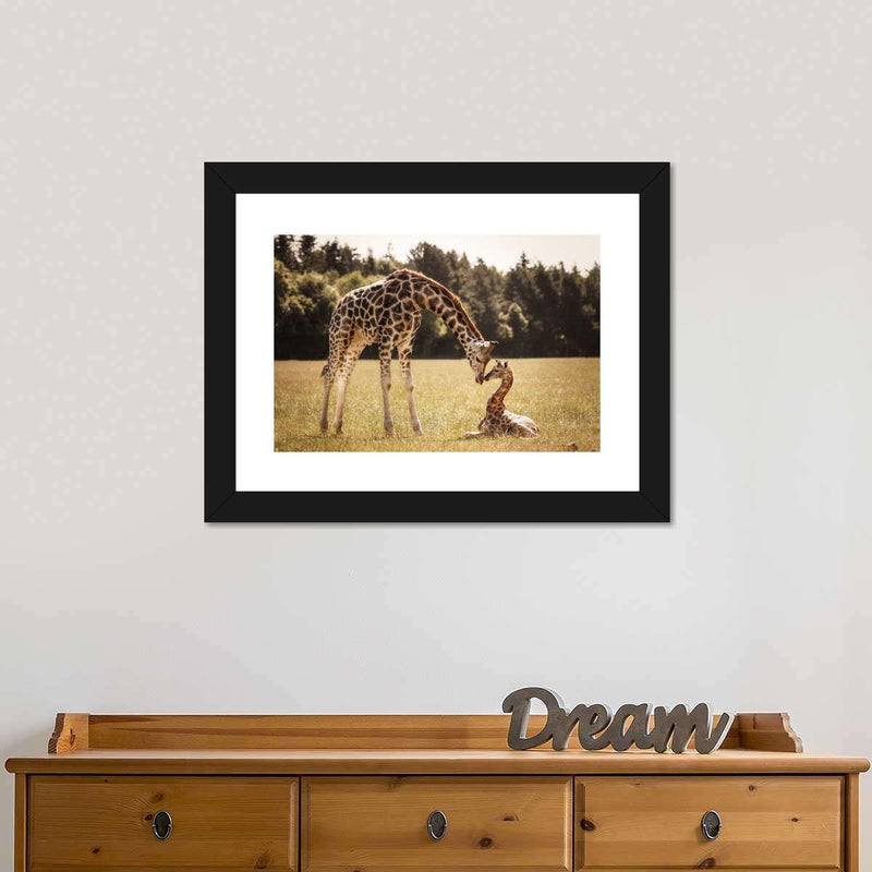 Loving Giraffes Wall Art