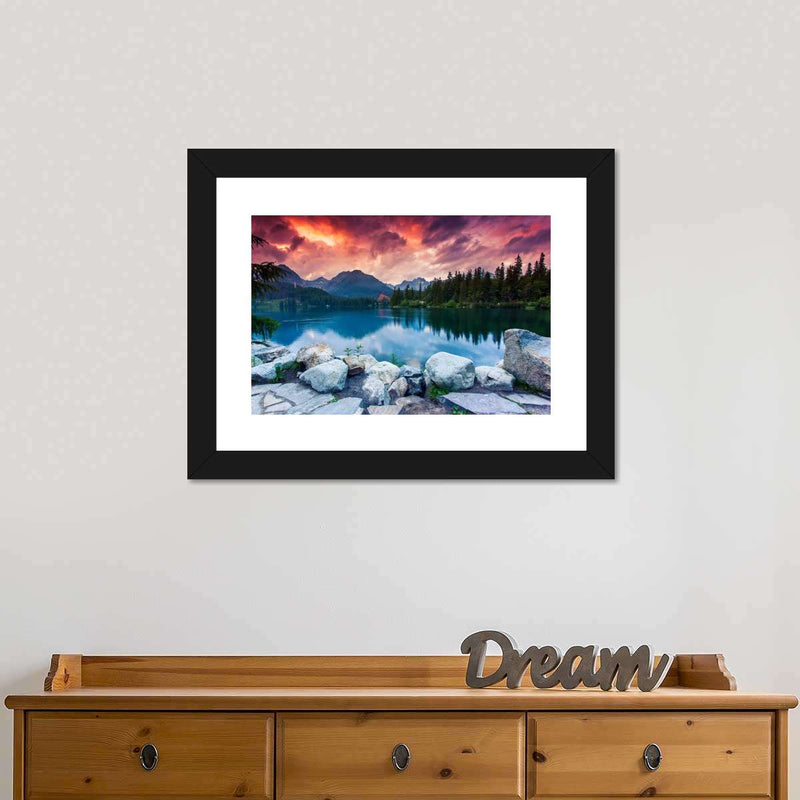 Tatra Mountain Lake Wall Art