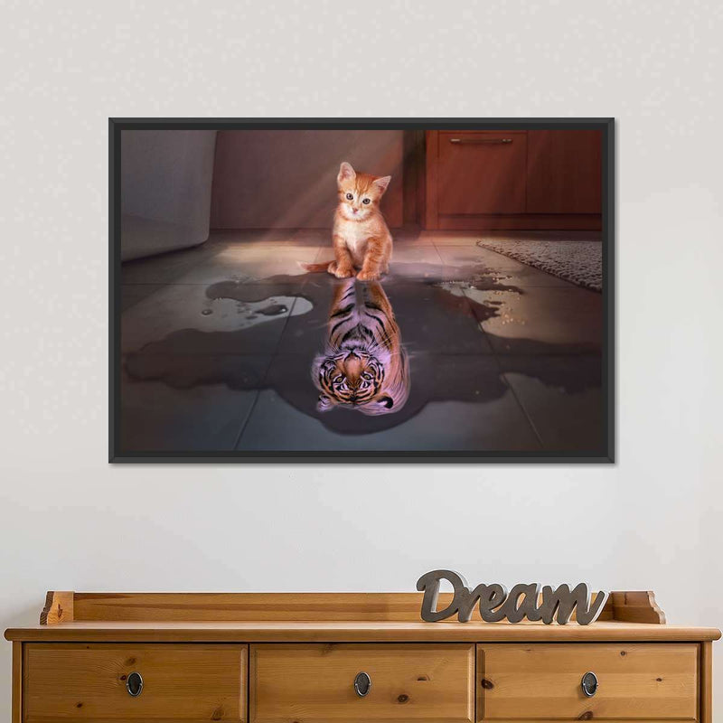 Tiger Kitty Wall Art