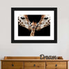 Happy Giraffe Family Wall Art