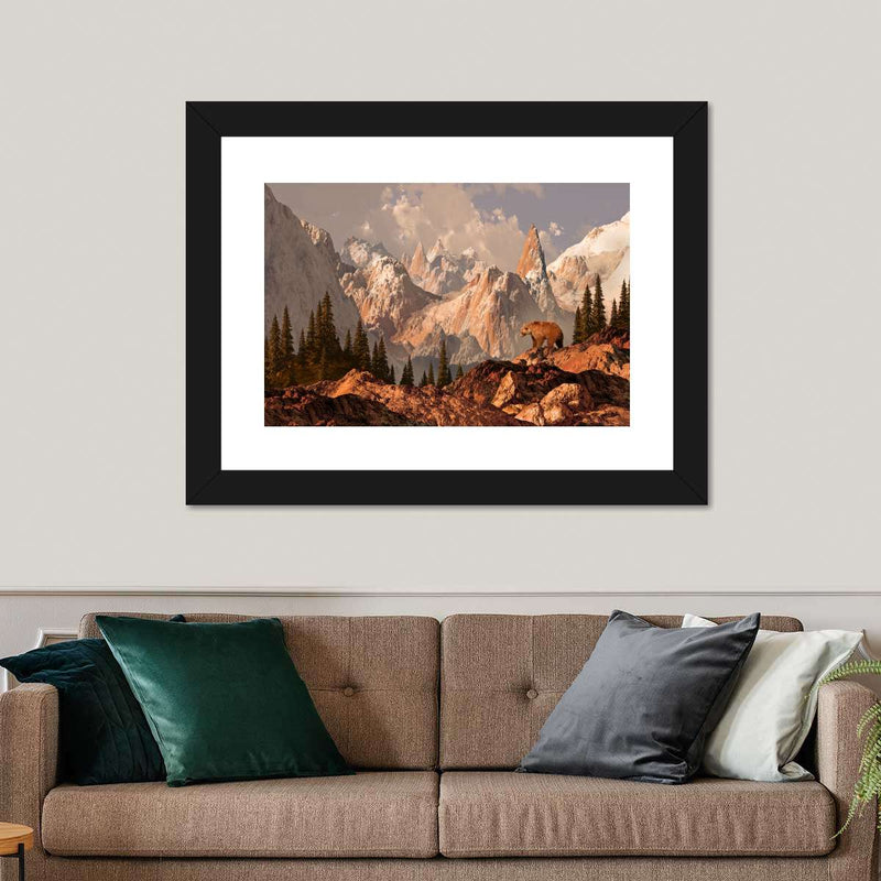 Rocky Mountain Bear Wall Art