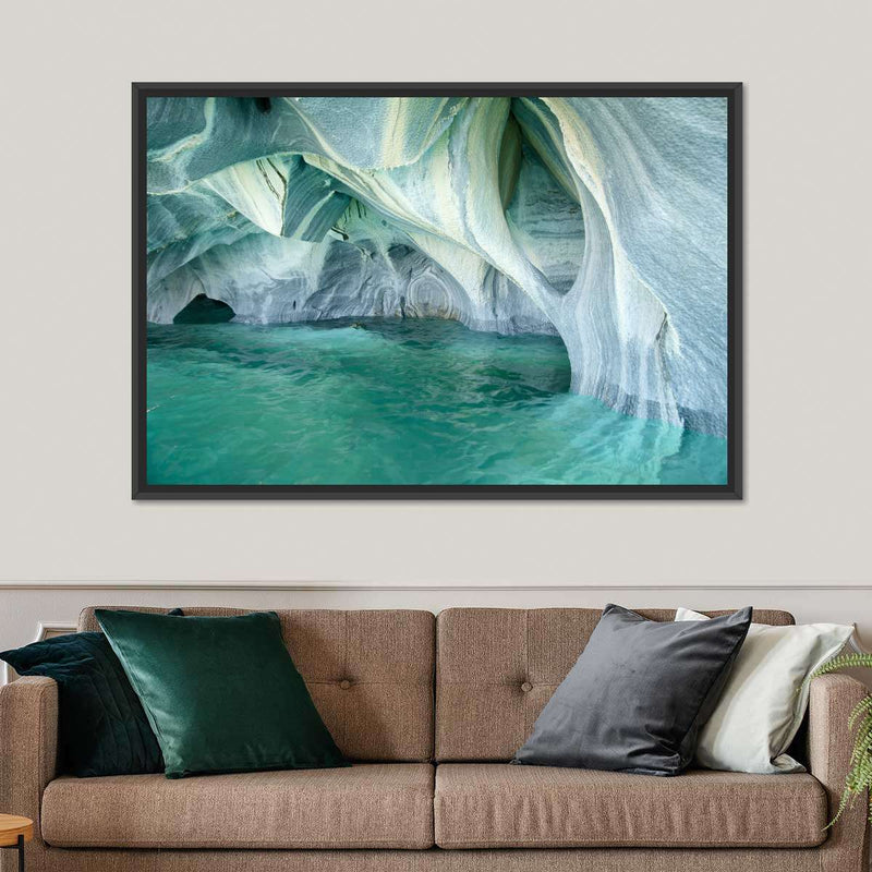 Marble Caves Carrera Lake Wall Art