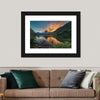 Swiftcurrent Sunset Lake Wall Art