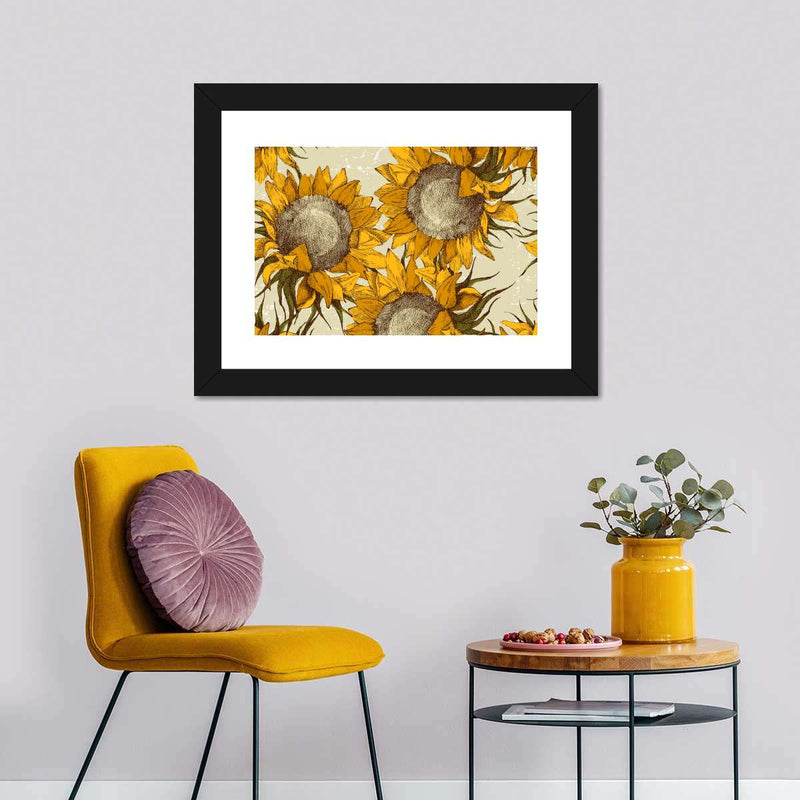 Yellow Sunflowers Wall Art