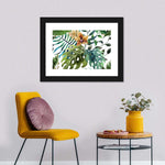 Wild Monstera Leaves Wall Art