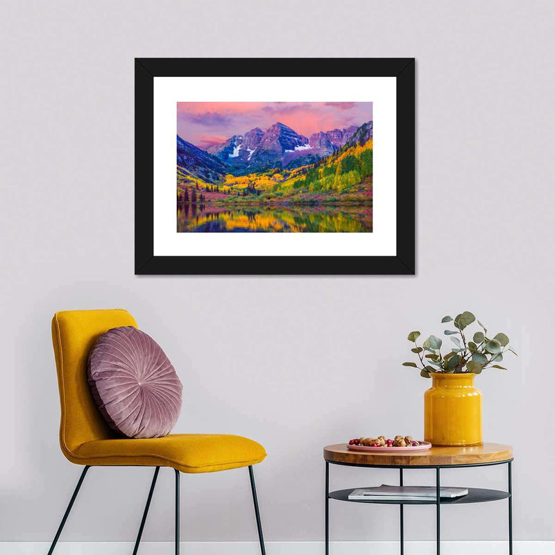 Maroon Bells Autumn Beauty Wall Art