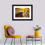 Lion In African Safari Wall Art