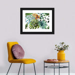 Wild Monstera Leaves Wall Art