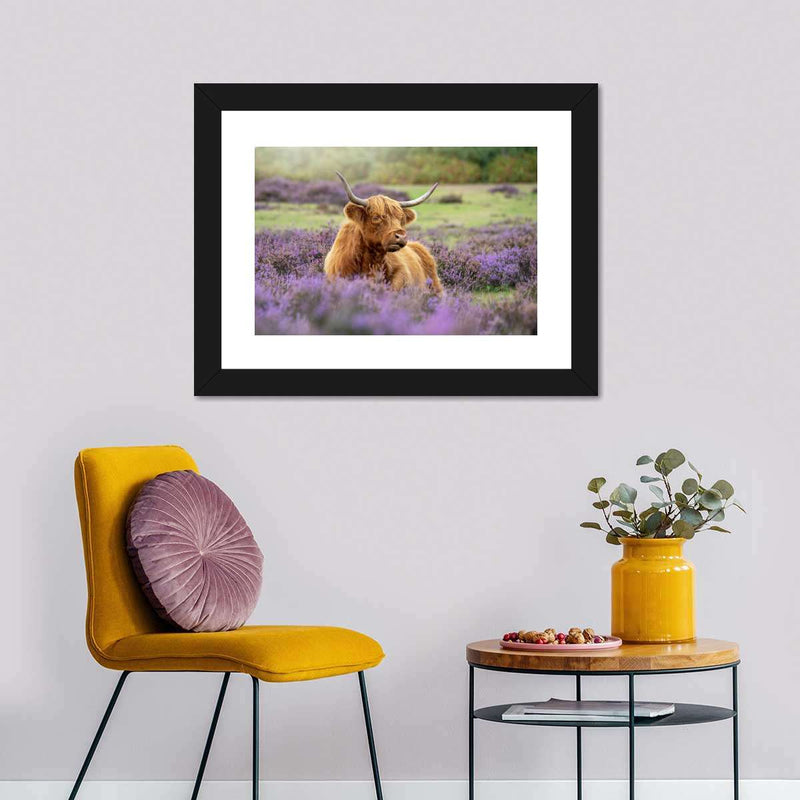 Highland Cow Paradise Wall Art