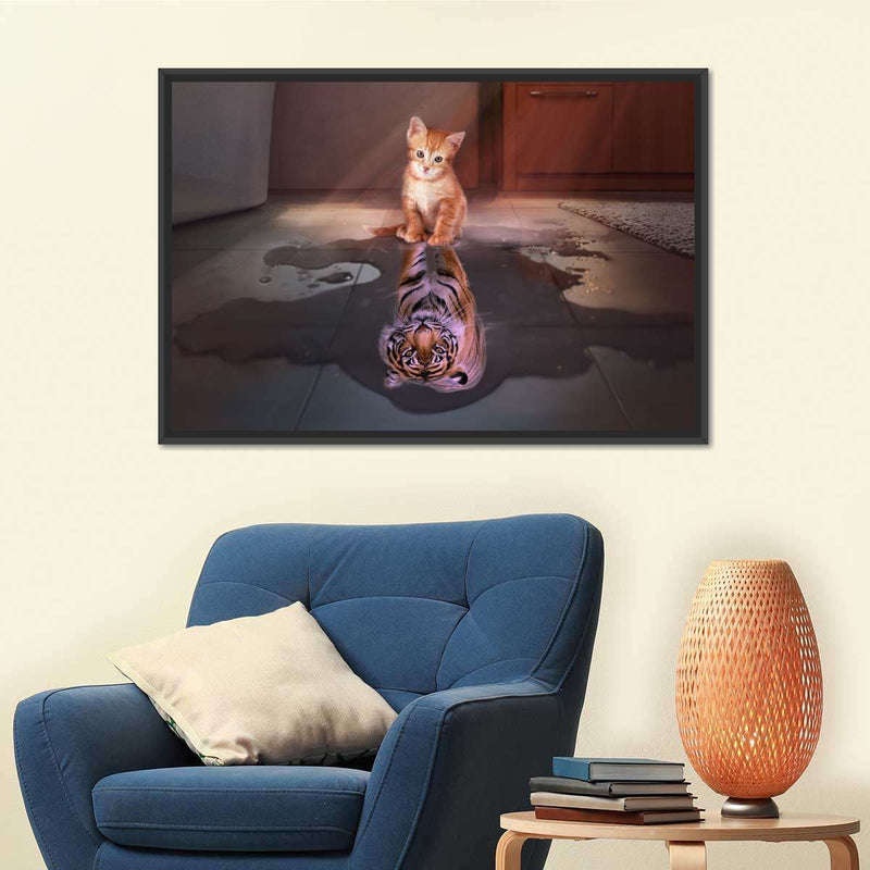 Tiger Kitty Wall Art