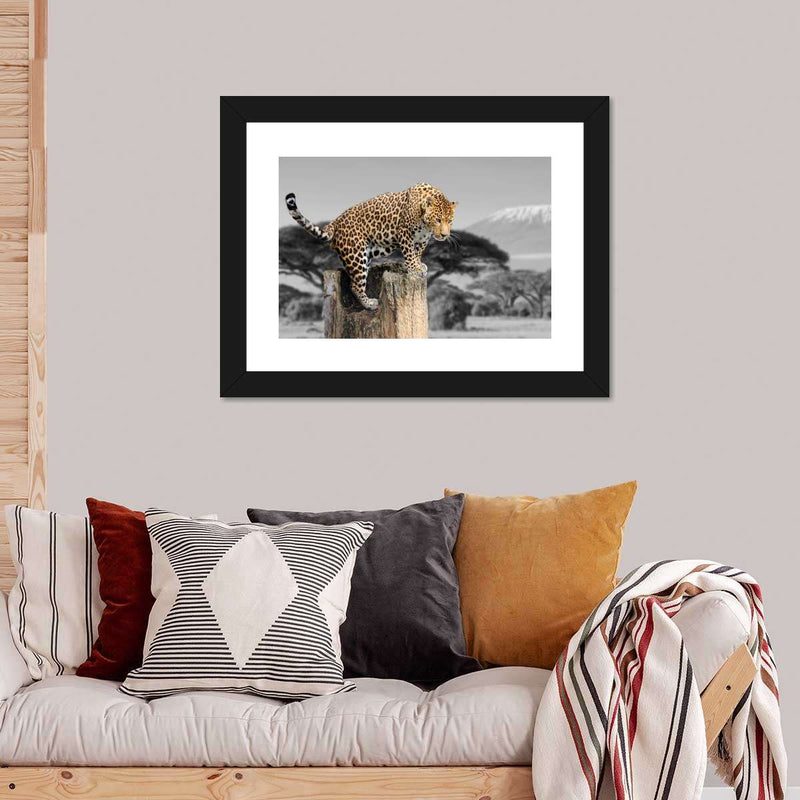Pop African Leopard Wall Art