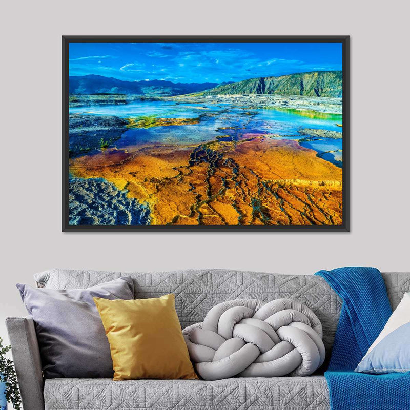 Yellowstone Mammoth Hot Springs Wall Art