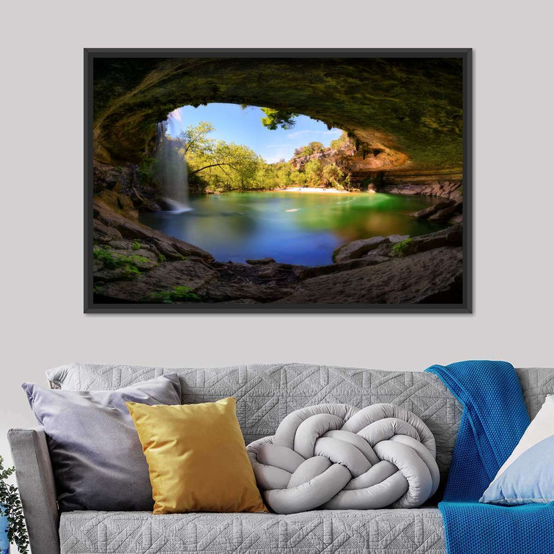 Hamilton Pool And Waterfall Wall Art