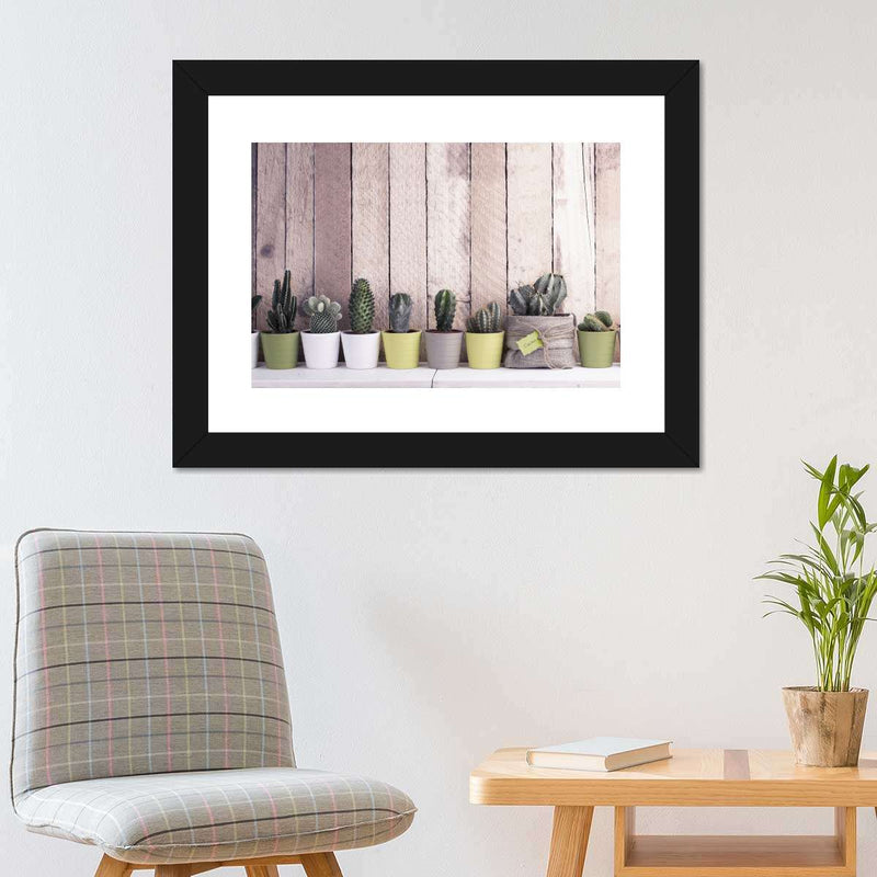 Succulent Plant Pots Wall Art