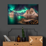 Swirling Moskenes Aurora Wall Art