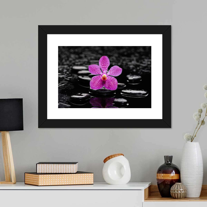 Zen Purple Orchid Wall Art