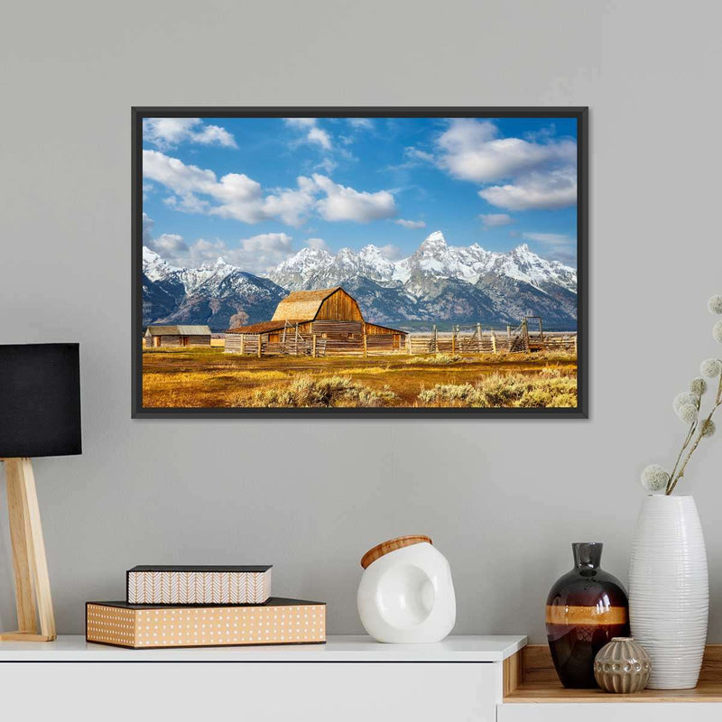 Teton Range Moulton Barn Wall Art