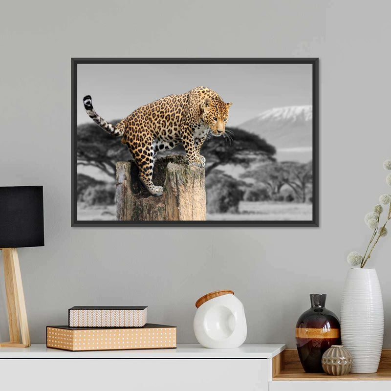 Pop African Leopard Wall Art