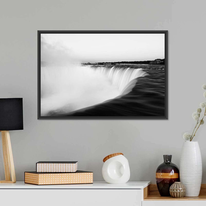 Monochromatic Niagara Falls Wall Art