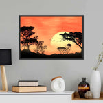 Sunrise In Africa Wall Art