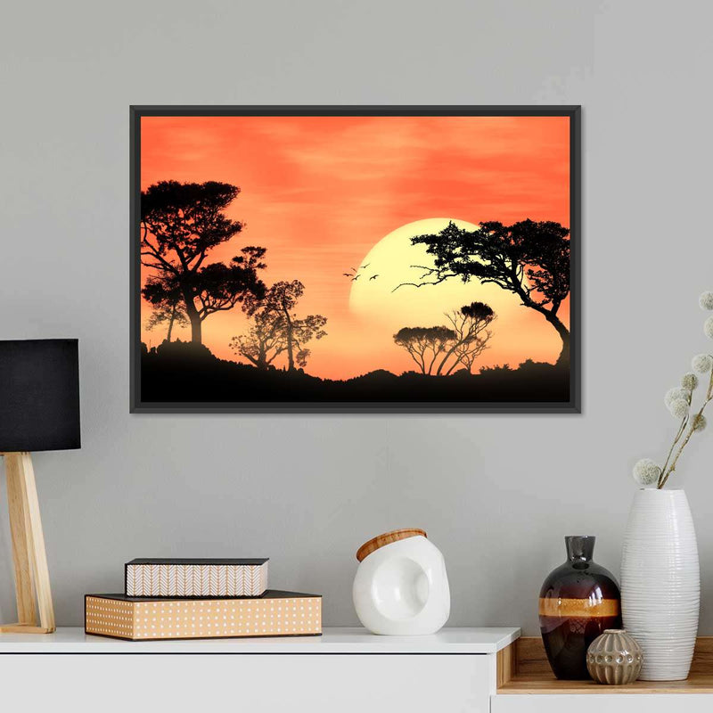Sunrise In Africa Wall Art