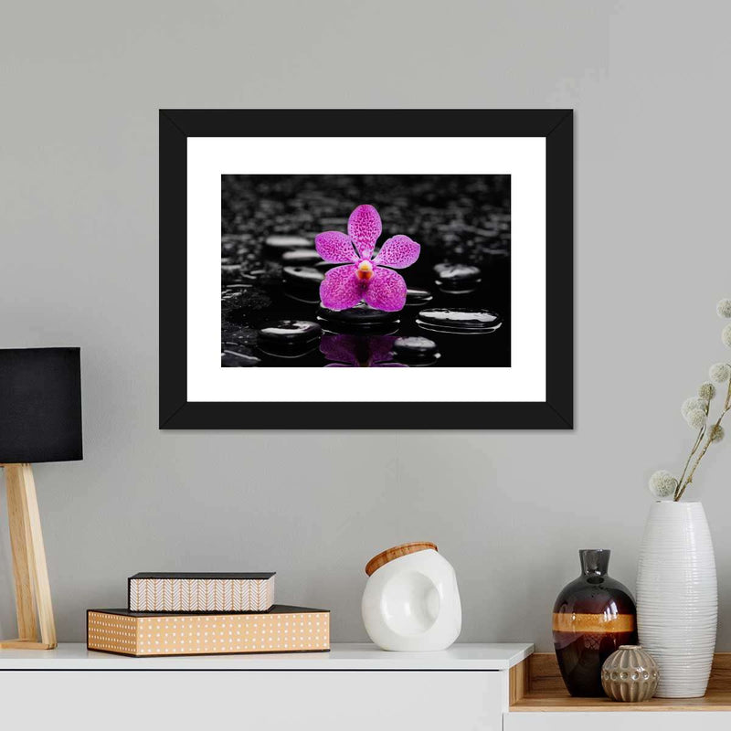 Zen Purple Orchid Wall Art