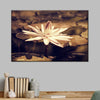Sepia Lotus Flower Wall Art