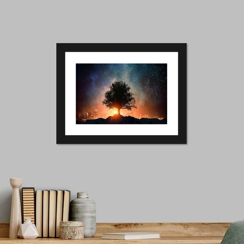 Starry Tree Wall Art