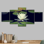 Lotus And Leaves Wall Art