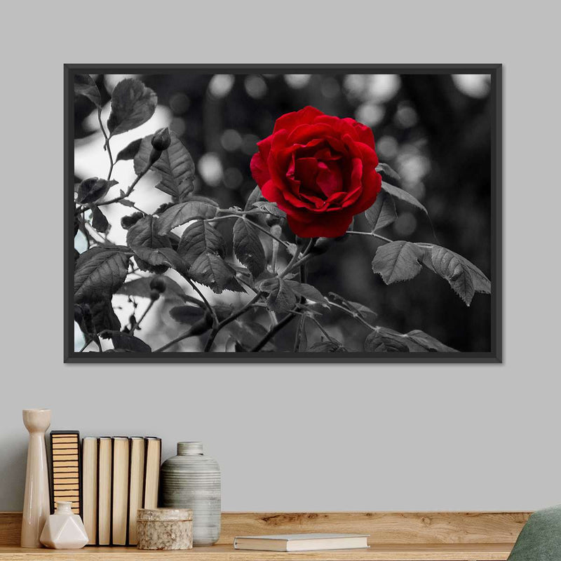 Lone Rose Pop Wall Art