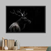 Monochrome Bull Elk Wall Art