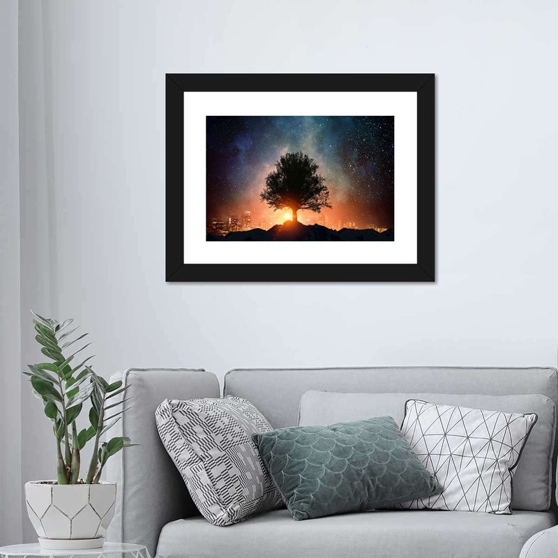 Starry Tree Wall Art