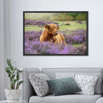 Highland Cow Paradise Wall Art