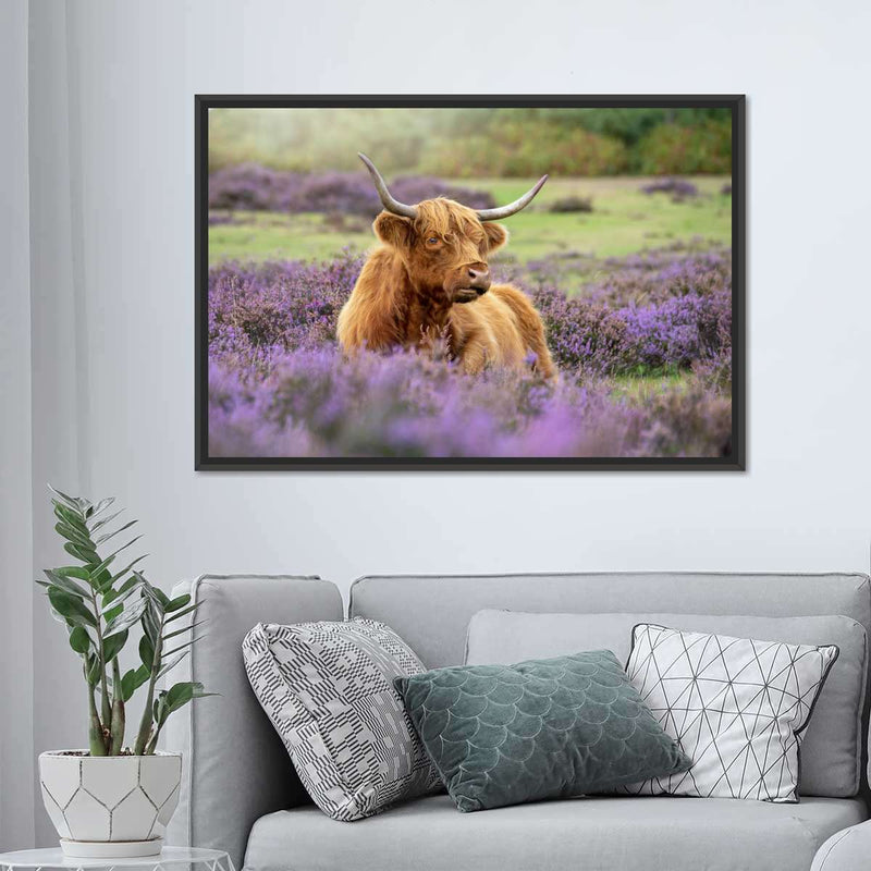 Highland Cow Paradise Wall Art