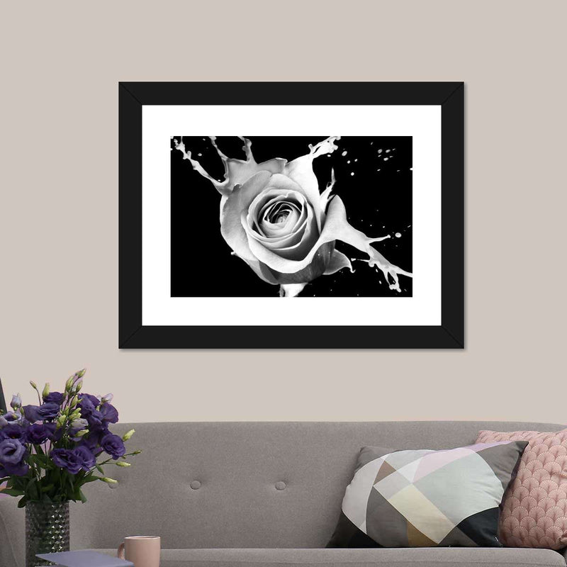 Rose Splash Wall Art
