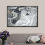 Swirly Fluid Abstract Wall Art