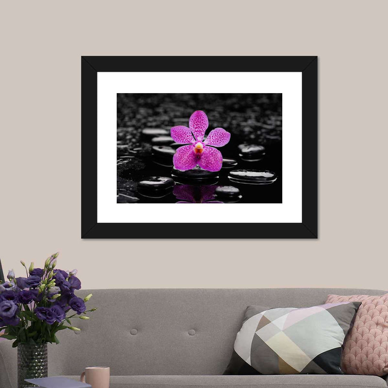 Zen Purple Orchid Wall Art